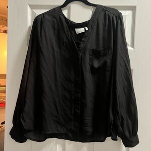 Flowy black blouse